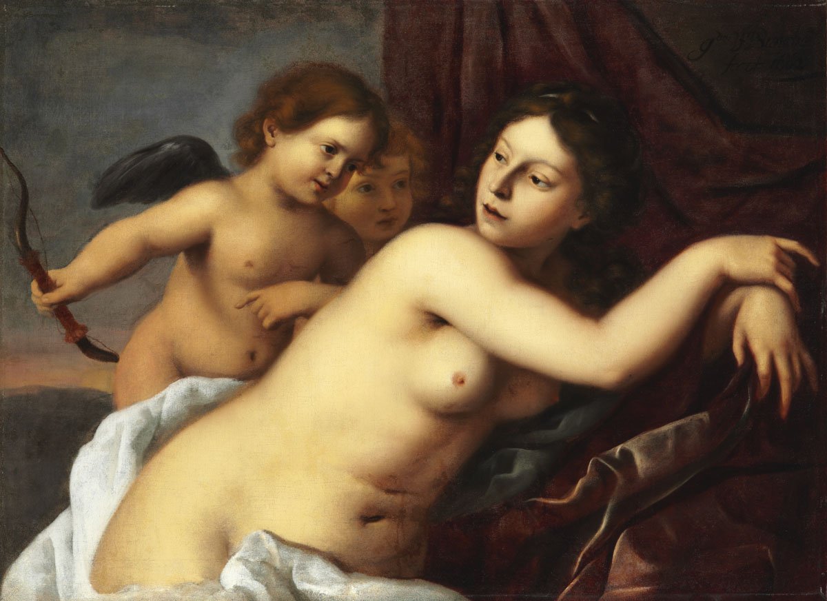 A vágy születése - Gerrit van Bronchorst: Vénusz és Cupido 