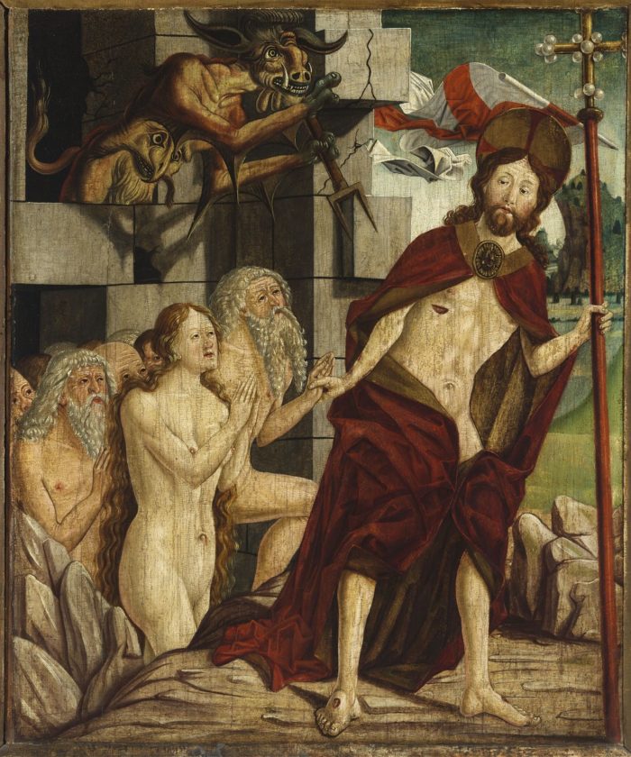 Friedrich Pacher: Krisztus a pokol tornácán 