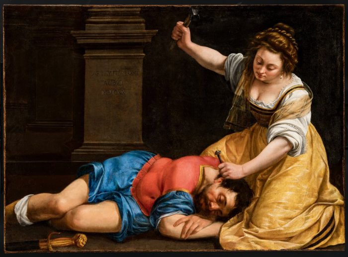 Artemisia Gentileschi: Jáhel és Sisera, 1620