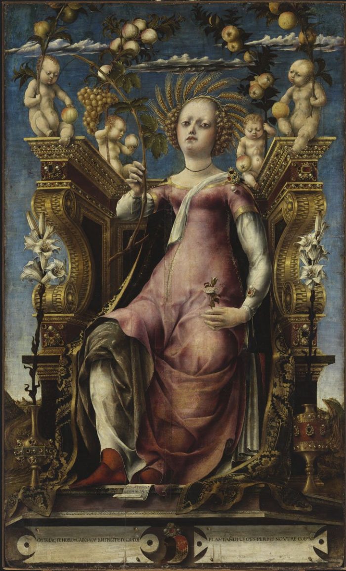 Michele Pannonio: Thalia múzsa, 1456–1457 körül