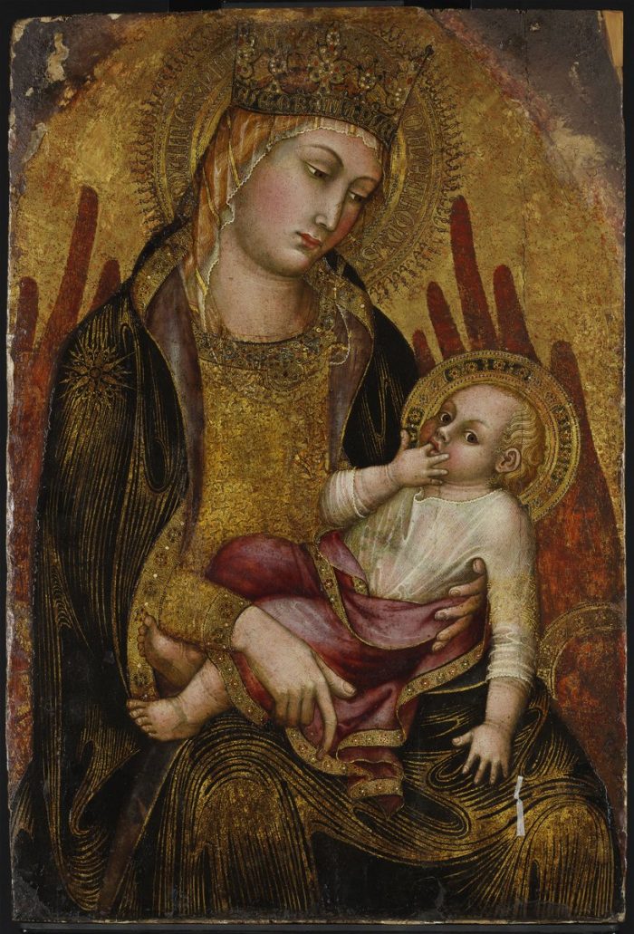 Taddeo di Bartolo, Mária gyermekével, 1395 körül